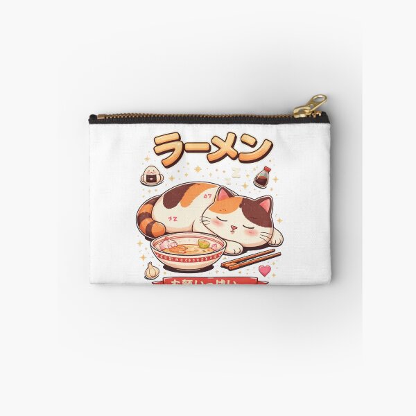 Item preview, Sleepy Cat After Ramen designed and sold by Alpacatata.