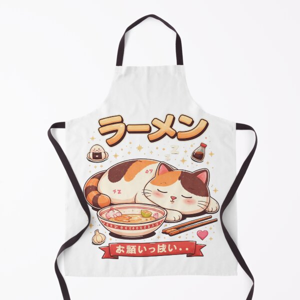 Item preview, Sleepy Cat After Ramen designed and sold by Alpacatata.