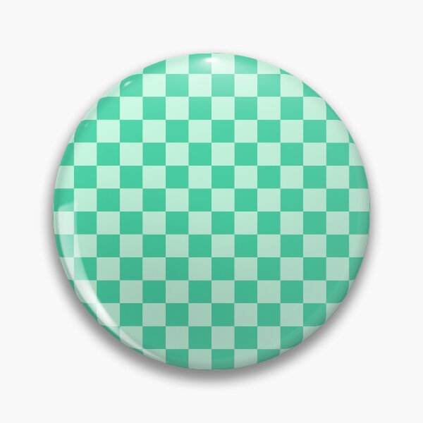 Item preview, Eucalyptus & aero checkered designed and sold by Mint + Midnight.