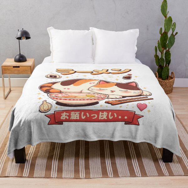 Item preview, Sleepy Cat After Ramen designed and sold by Alpacatata.