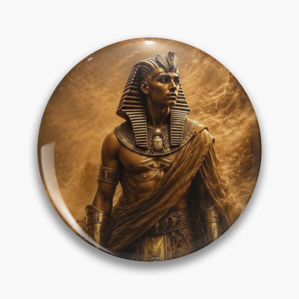 Item preview, Ancient Egyptian Pharaoh in the Desert Storm | Epic Kemet Warrior Fantasy Art designed and sold by Queen Cleopatra.