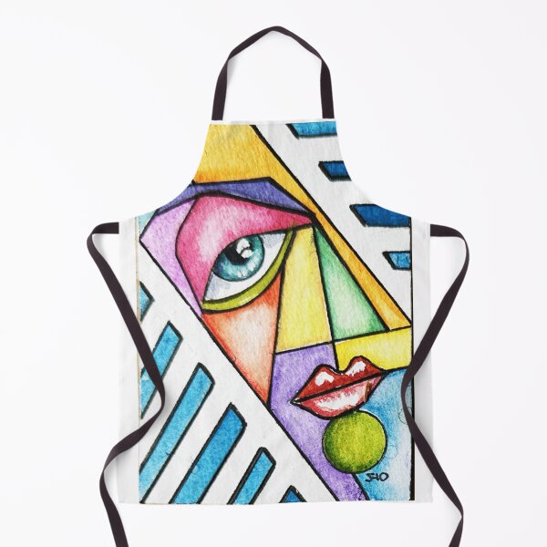 Item preview, Abstract face no5 watercolour designed and sold by jhojho.