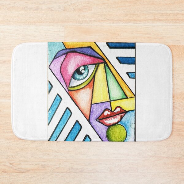 Item preview, Abstract face no5 watercolour designed and sold by jhojho.
