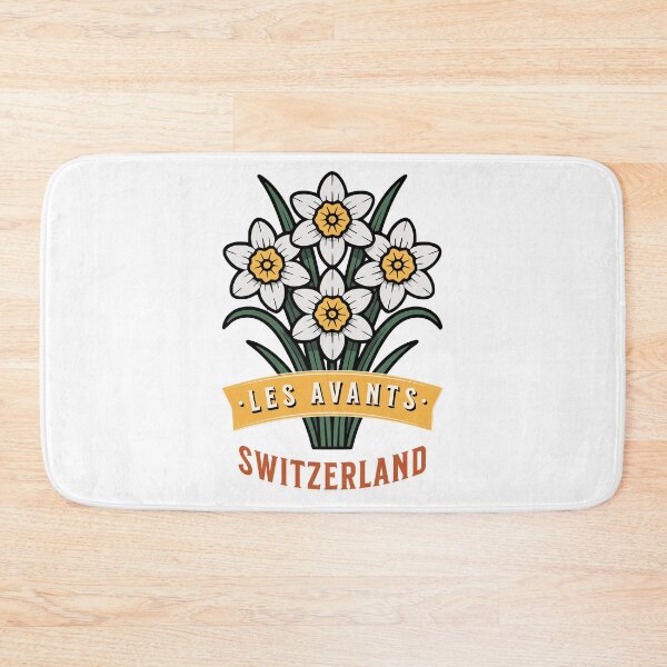 Item preview, Les Avants Switzerland Wild Narcissus Flower designed and sold by AntiqueImages.