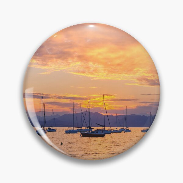 Item preview, Bardolino Sunset Sky Reflected on Lake Garda designed and sold by Violaman.