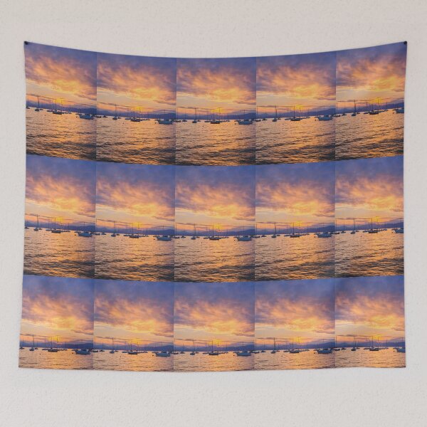 Item preview, Bardolino Sunset Sky Reflected on Lake Garda designed and sold by Violaman.