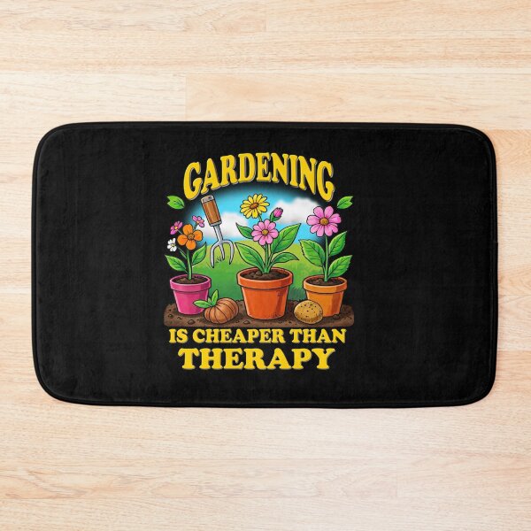 Item preview, Gardening Is Cheaper Than Therapy designed and sold by Johnny Furlotte.