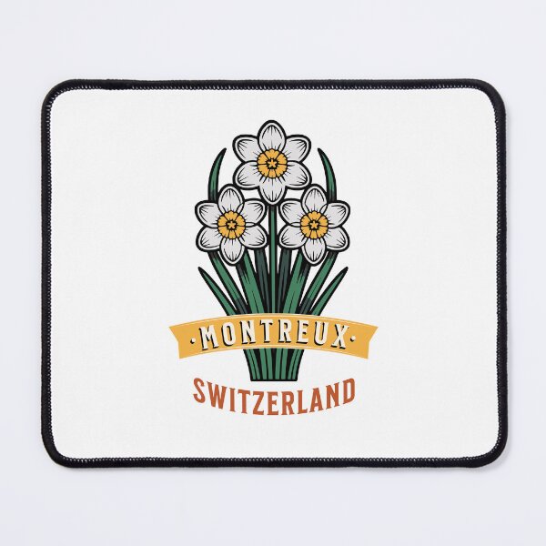 Item preview, Montreux Switzerland Narcissus Flower Art Nouveau designed and sold by AntiqueImages.