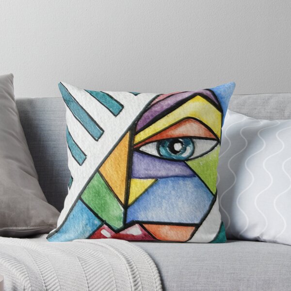 Item preview, Abstract face no watercolour designed and sold by jhojho.