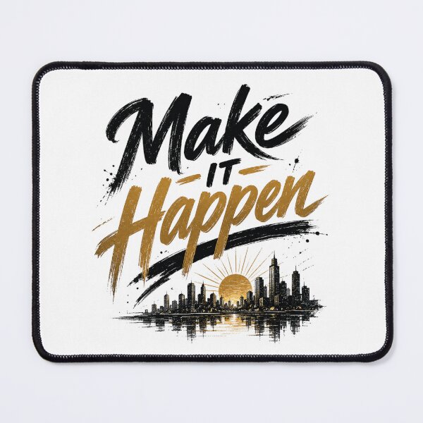 Item preview, Make it happen, sunrise city designed and sold by Side Quest Co..