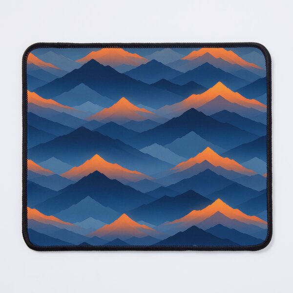 Item preview,  Geometric Mountain Sunset Pattern designed and sold by aleano2026.