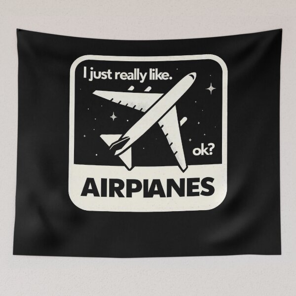 Item preview, Just Really Like Airplanes designed and sold by SiarheiYur.