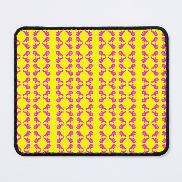Item preview, Brave Little Mammoth | Cute Pink Mammoth Pattern on Bright Yellow designed and sold by FrancisKaryn.