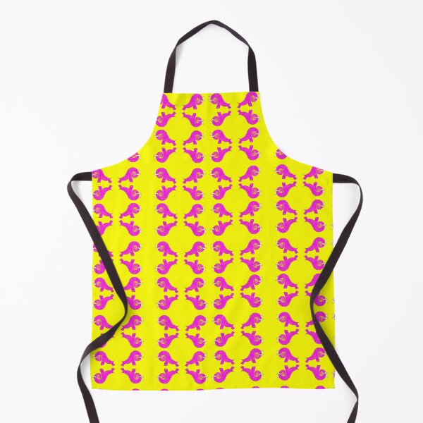 Item preview, Brave Little Mammoth | Cute Pink Mammoth Pattern on Bright Yellow designed and sold by FrancisKaryn.