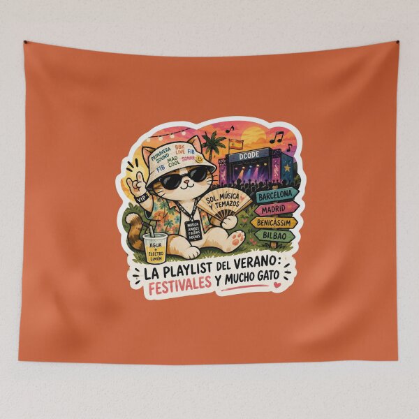 Item preview, The Summer Playlist: Festivals and Lots of Cats designed and sold by Opps-diseño.