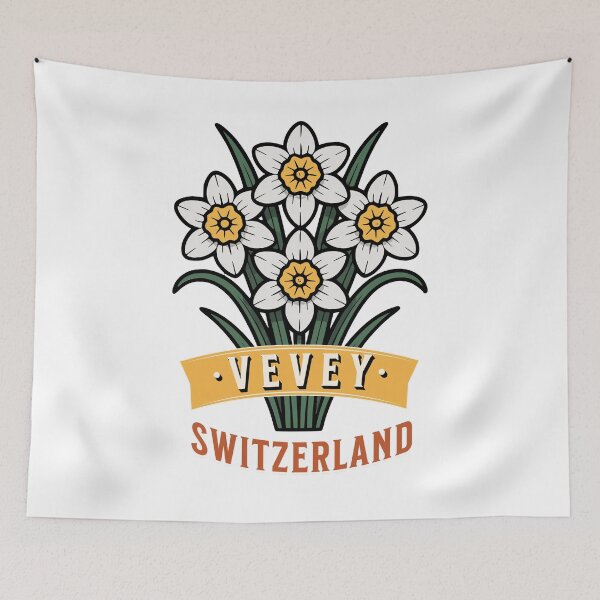 Item preview, Vevey Switzerland Wild Narcissus Flower Bloom designed and sold by AntiqueImages.