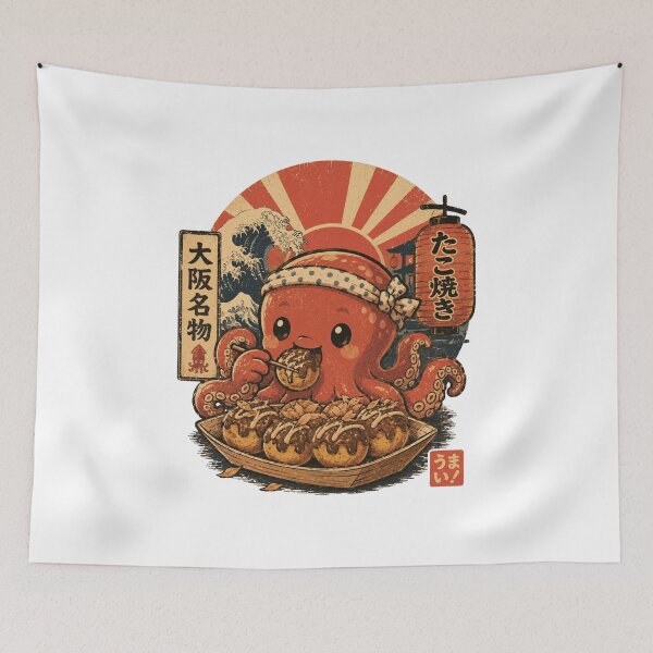 Item preview, Cute Takoyaki Octopus designed and sold by Alpacatata.