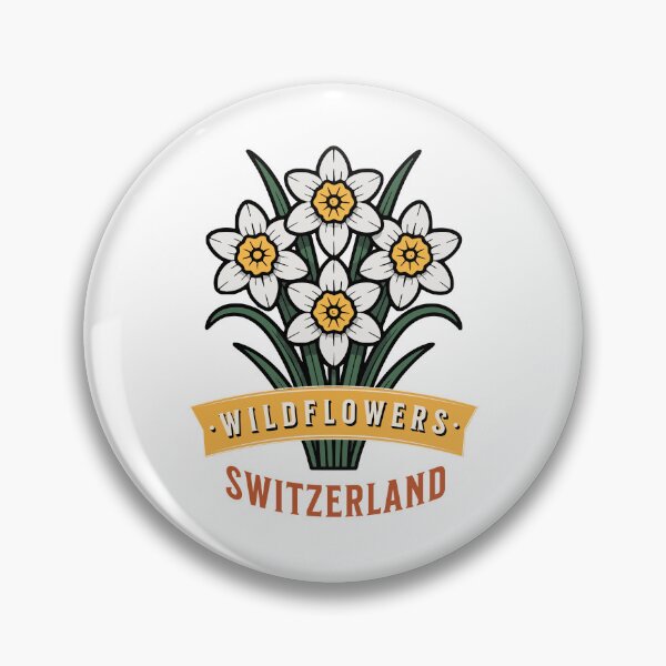 Item preview, Wildflowers Switzerland Narcissus Radiiflorus designed and sold by AntiqueImages.