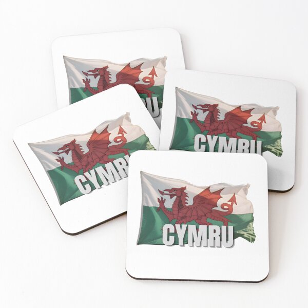 Item preview, Cymru Wales Flag Text Design - Welsh Red Dragon Graphic designed and sold by RVJdesigns.