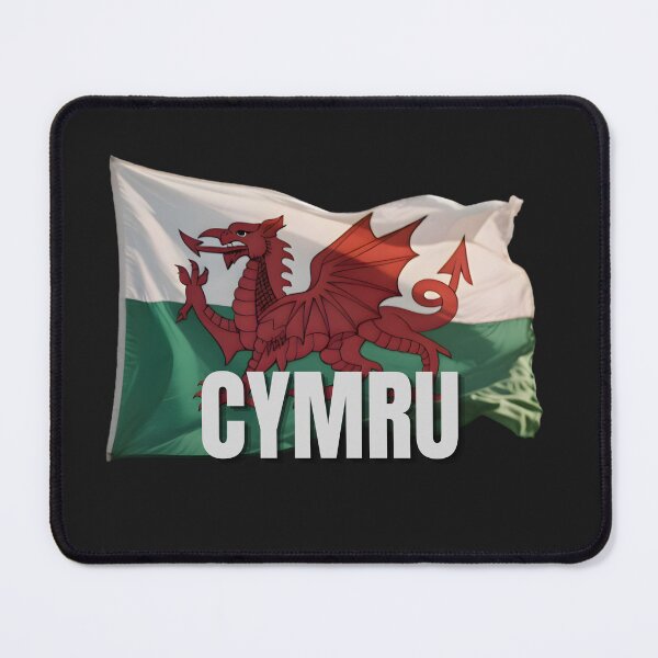 Item preview, Cymru Wales Flag Text Design - Welsh Red Dragon Graphic designed and sold by RVJdesigns.