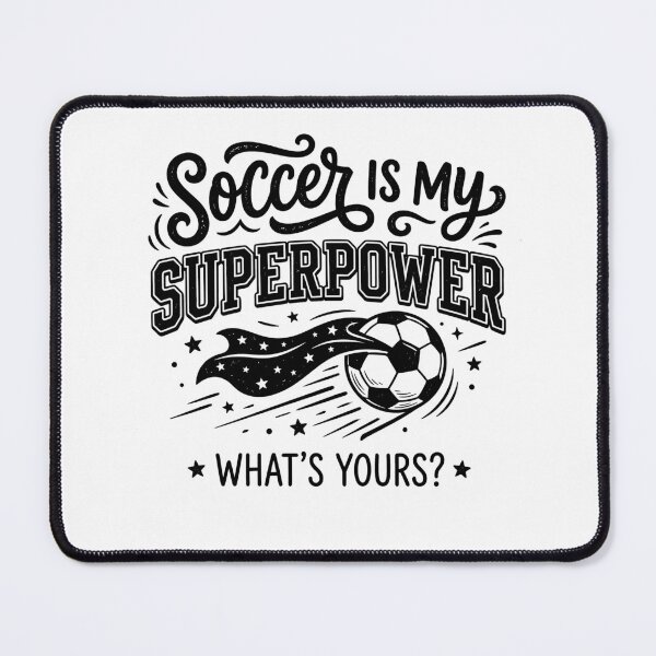 Item preview, Soccer Is My Superpower designed and sold by BrunoLinuxArt.