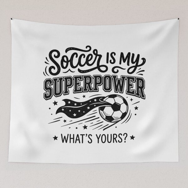 Item preview, Soccer Is My Superpower designed and sold by BrunoLinuxArt.