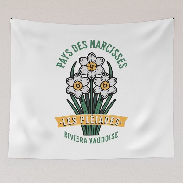 Item preview, Pays des Narcisses Riviera Vaudois Switzerland designed and sold by AntiqueImages.