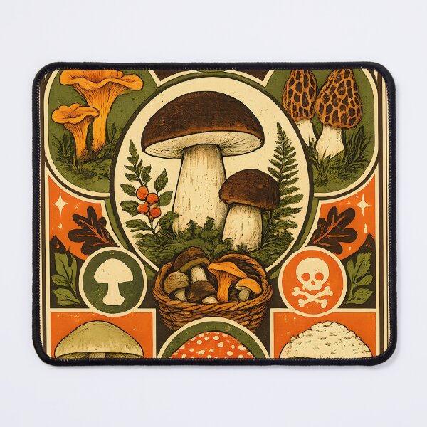 Item preview, 1970s Foraging Guide Poster designed and sold by PatiImagination.