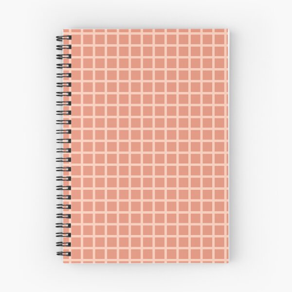 Item preview, Red orange & middle red grid designed and sold by Mint + Midnight.
