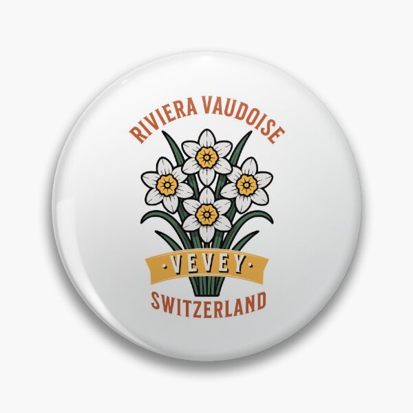 Item preview, Riviera Vaudoise Vevey Switzerland Narcissus Bloom designed and sold by AntiqueImages.