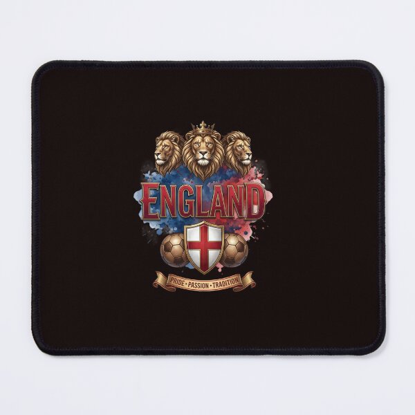 Item preview, England Football Three Lions Crest – Pride Passion Tradition Sport WORLD CUP designed and sold by Lozarux.