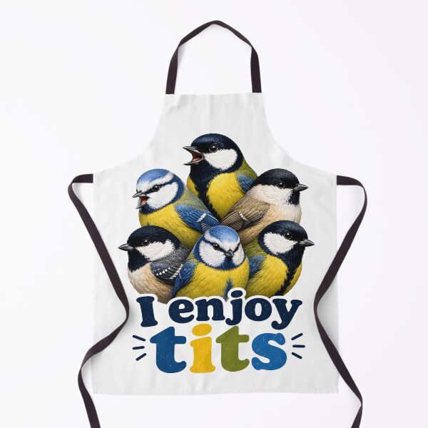 Item preview, I Enjoy Tits: Birdwatching Pun designed and sold by aistrokeofart.