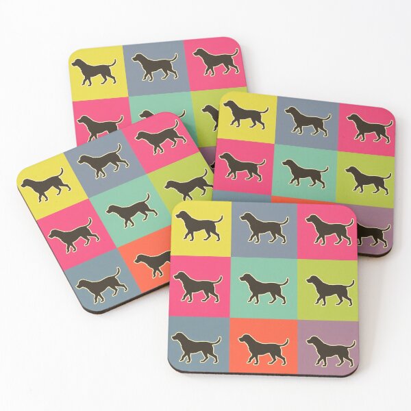 Item preview, Colorful patchwork dogs designed and sold by uunaa.