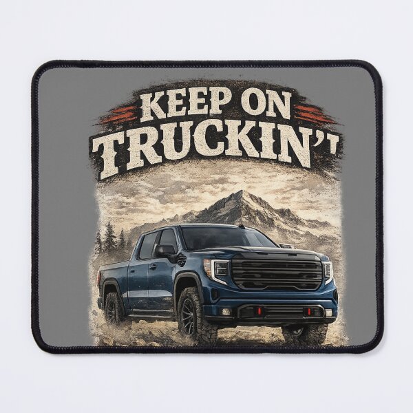 Item preview, Keep On Truckin' Blue Off Road Pickup designed and sold by MCNovaStudio.