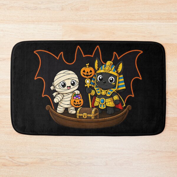 Item preview, Spooky Egyptian Crew: Cute Mummy, Ghost and Pharaoh Halloween designed and sold by Fangtasia77.