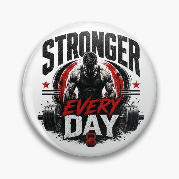 Item preview, Stronger every day motivation designed and sold by Side Quest Co..