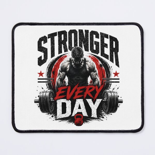 Item preview, Stronger every day motivation designed and sold by Side Quest Co..