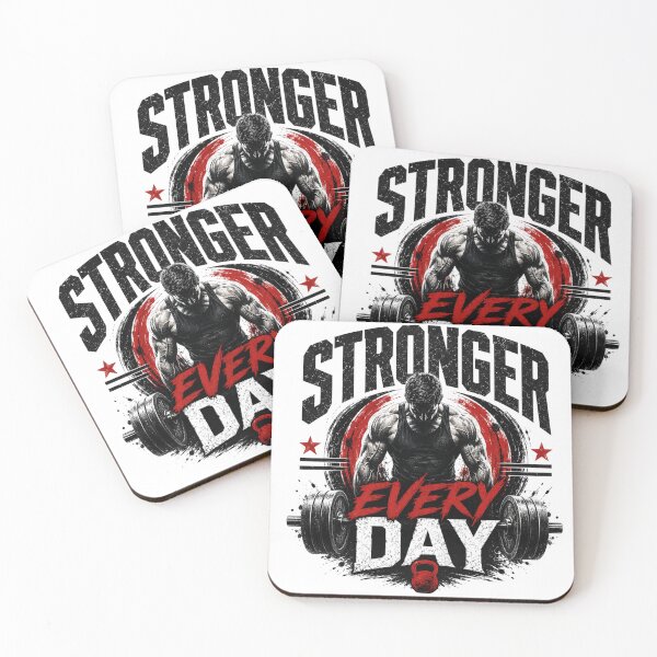 Item preview, Stronger every day motivation designed and sold by Side Quest Co..