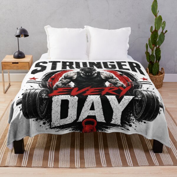 Item preview, Stronger every day motivation designed and sold by Side Quest Co..