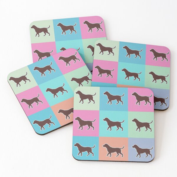 Item preview, Pastel patchwork dogs designed and sold by uunaa.