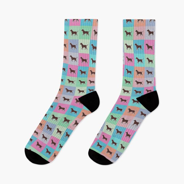 Item preview, Pastel patchwork dogs designed and sold by uunaa.