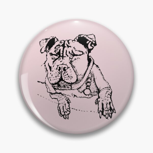 Item preview, Blinking Doggo - (#EED4D9) designed and sold by The Stippler Process.