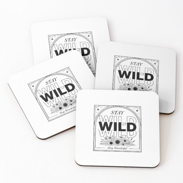 Item preview, Stay Wild Stay Wonderful | Nature Lover Quote designed and sold by PrintTycoon.