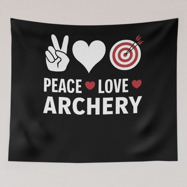 Item preview, Peace Love Archery designed and sold by SiarheiYur.