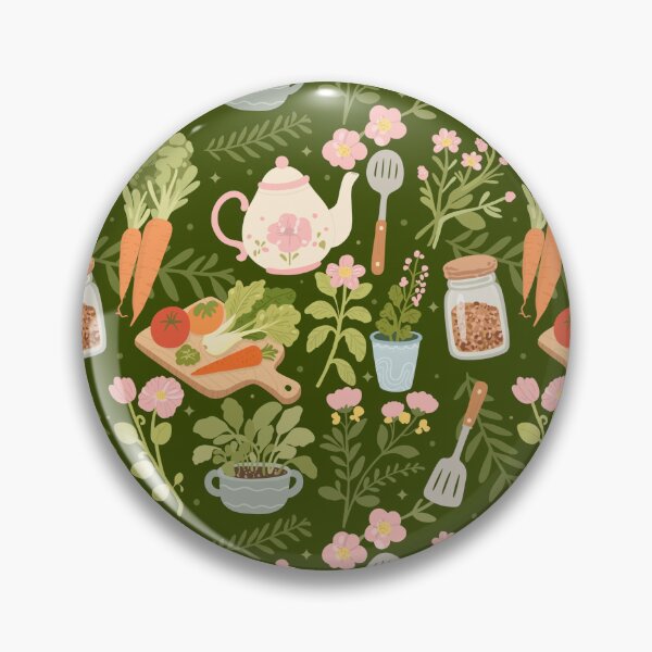 Item preview, Vintage Garden Pantry Seamless  designed and sold by KJackArtwork.