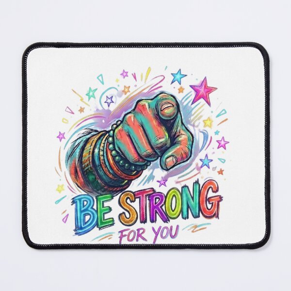 Item preview, Be Strong Chalk Art Motivational T-Shirt designed and sold by nadia1404.