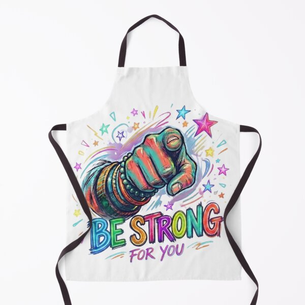 Item preview, Be Strong Chalk Art Motivational T-Shirt designed and sold by nadia1404.