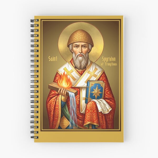 Item preview, Saint Spyridon  Bishop of Trimythous, Orthodox icon  designed and sold by orthodox-icon.