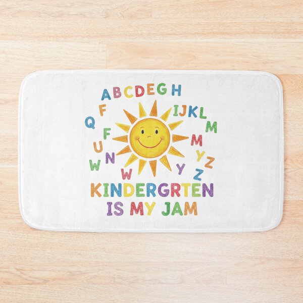 Item preview, Kindergarten Is My Jam crayon alphabet sun cheerful teacher gift designed and sold by language-des.