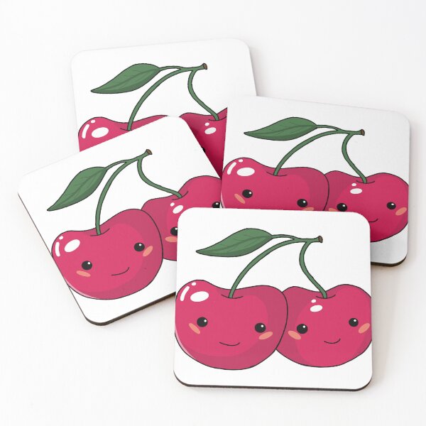 Item preview, cute kawaii cherries designed and sold by LeisuretimeArt.